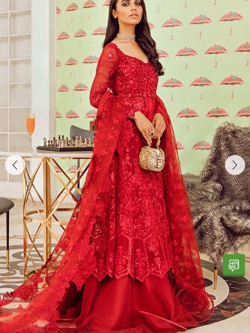 Zainab salman Pakistani wedding gown